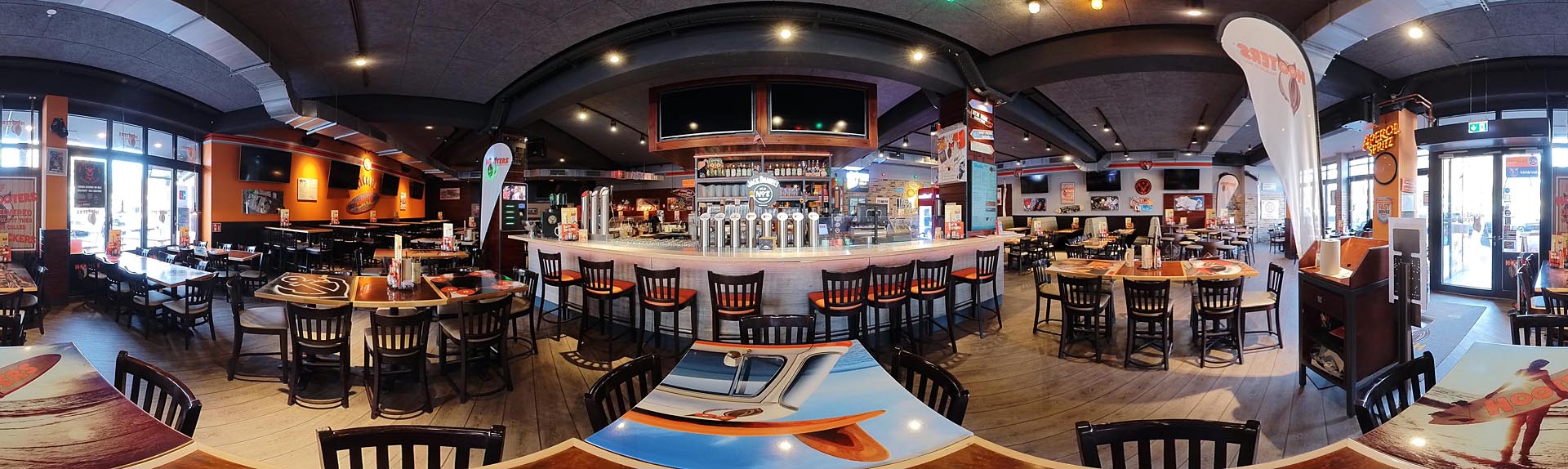 Hooters Hamburg St. Pauli 360-Grad-Rundgang