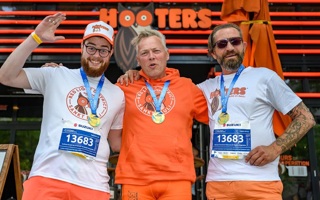 Das Hooters rockt den World Triathlon Hamburg